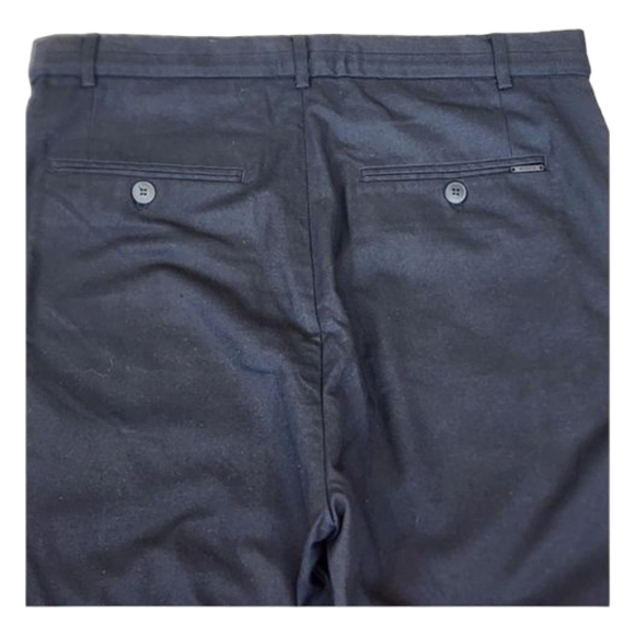 NEW Men's Designer Antony Morato Black Trousers w/Geometric Embroidery Size: 34 - Picture 7 of 9